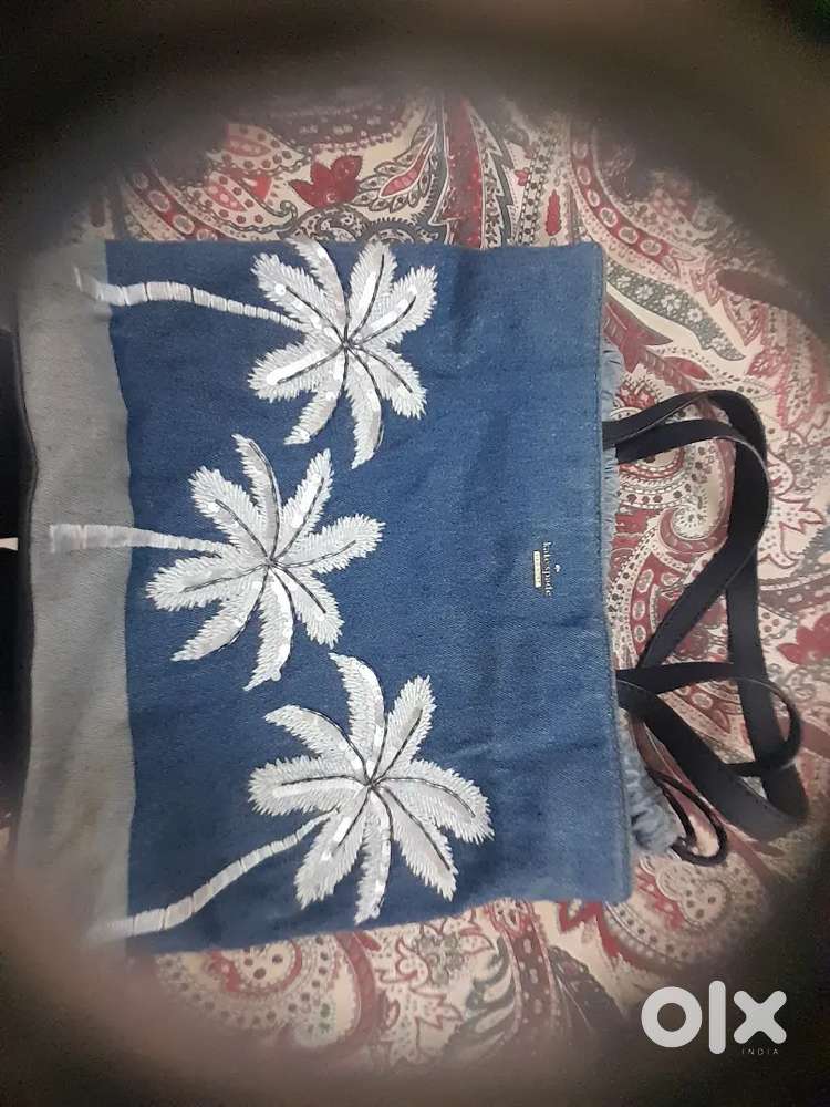 Palm tree embroidered kate spade original bag