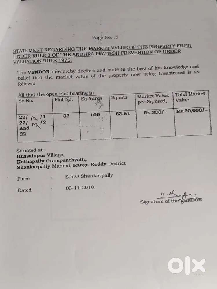 Ragistration Documents