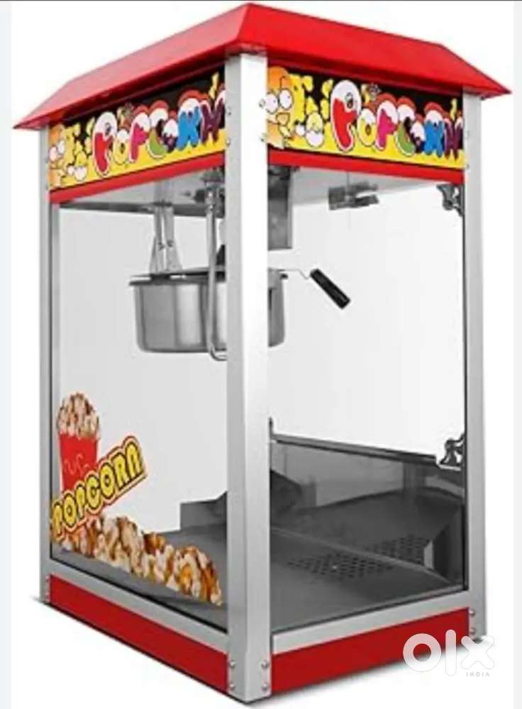 Popcorn and cotton candy machine