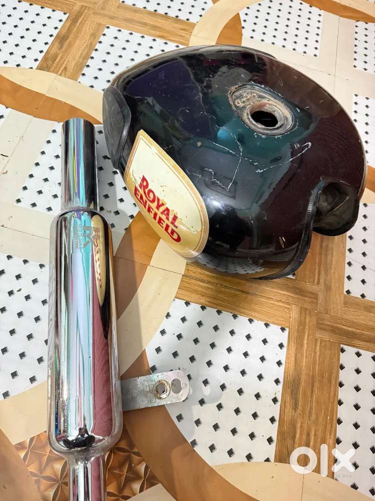 Classic bullet tank indauri silencer new only 8 days use