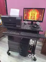 Computer and Epson L3110 coler printer