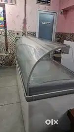 Freezer glass top