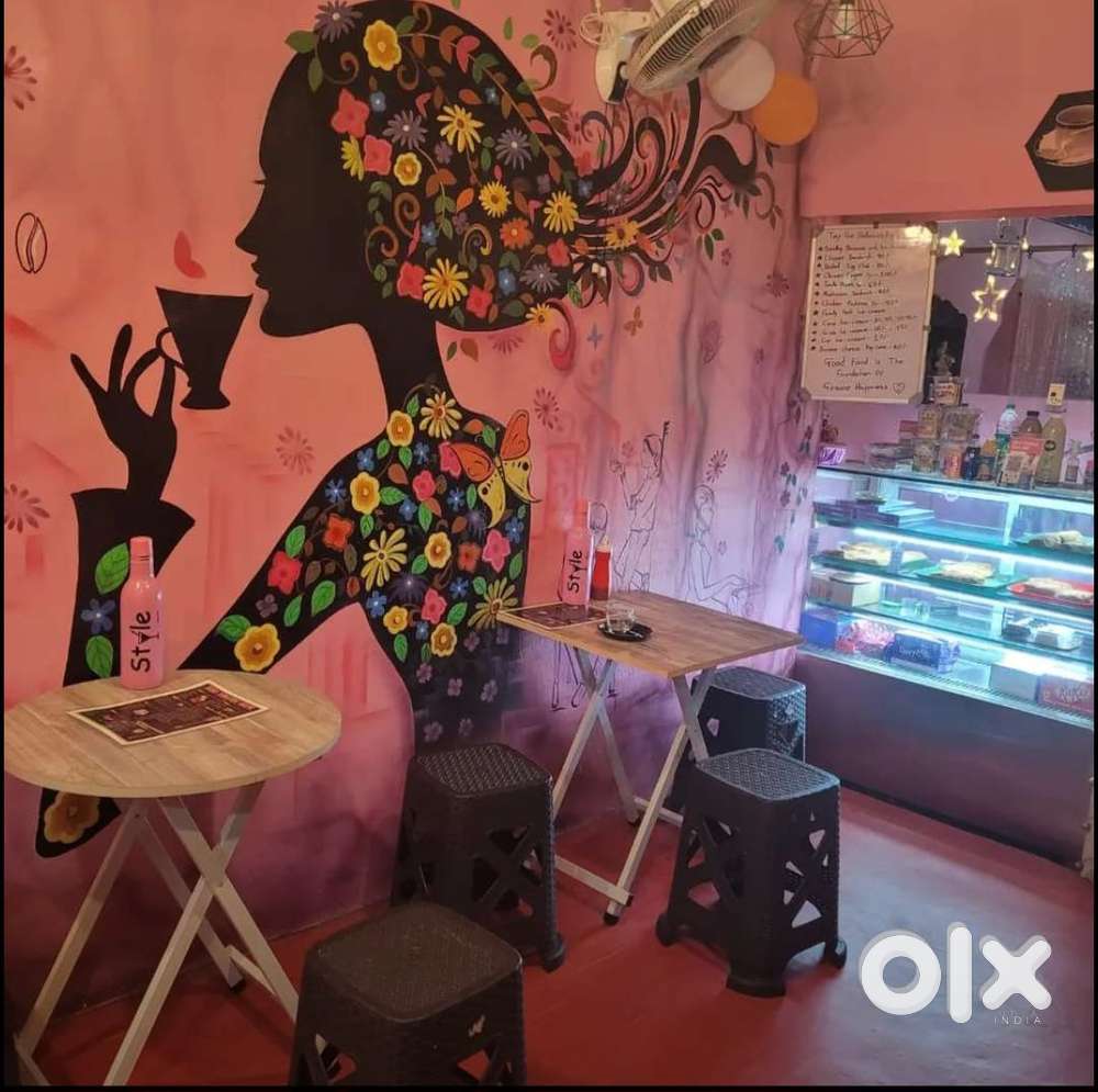 Fully furnished cafe for sell at cosmopoli road, Aiginia