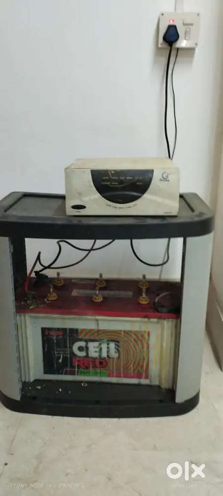 Genus inverter and Exide battery