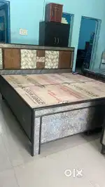 Storage double bed unused new 6 by 6 ft available