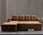 Sofa comebed with longer and storage with loss pillow and beautiful