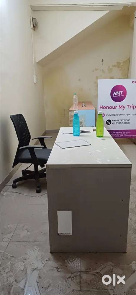 Renting shutter of my own commercial building with chair and tables