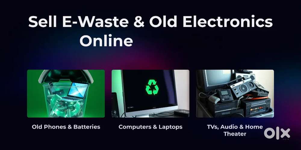 You can sell your old broken eletronic in online