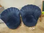 Very comfortable and unique set of 2 chairs