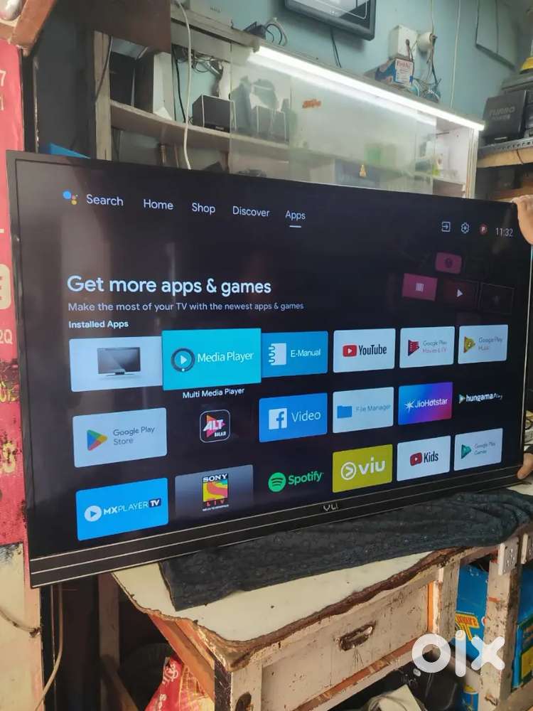 Vu 55 inch 4k hud LED anrend tv