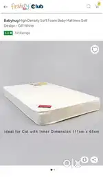Mattress for cradle