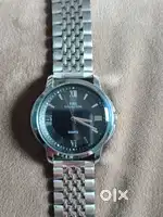 Silver Quartz Chain Watch – Stylish & Reliable