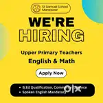 English and Maths Teacher Hiring