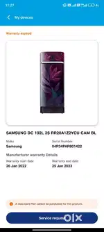 SAMSUNG'S 192LITER 3STAR