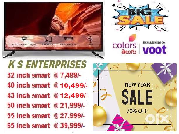 55 inch smart QLED @ 27998/- only with Bluetooth,inbuilt voice command
