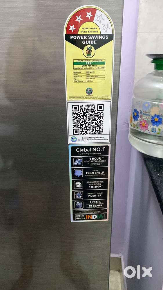 3 star haier fridge 190 litre