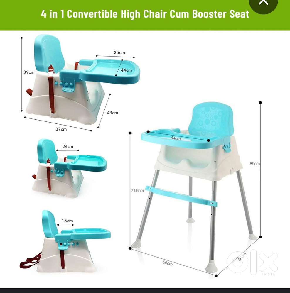 High chair for kids from 1 to 3 years.