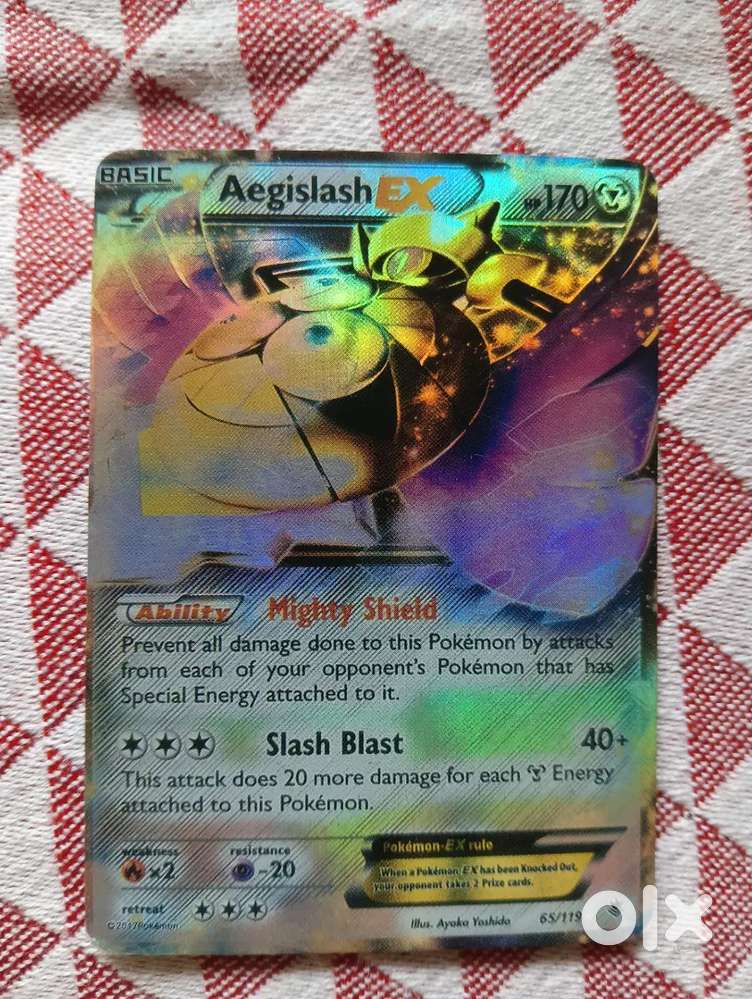 Aegislash EX (65/119) RARE HOLO EX