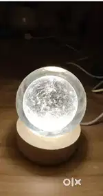 Night lamp with a planet inside