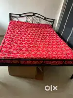 Metal double bed