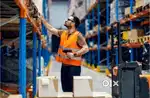 Warehouse mobile packing boys and girls