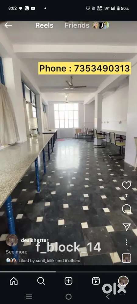 Commercial space for rent. Vinobanagara police chowki circle