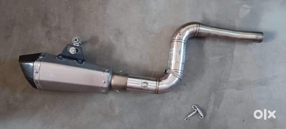 Pulsar RS200 Exhaust with bend pipe