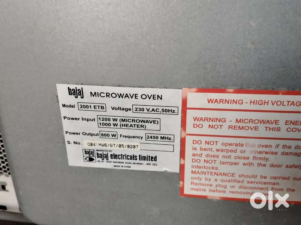 Bajaj Micro oven