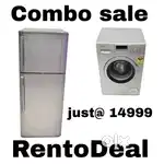 Weekend combo offer on Double door fridge and front load washer