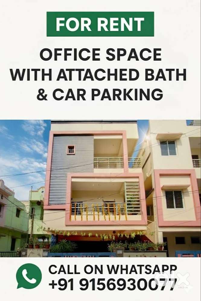 OFFICE SPACE WITH ATTACHED BATH & CAR PARKING