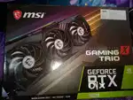 Brand new MSI gaming x trio 3070 graphics card