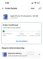 Iphone 16 128gb Blue Seal pack Brand new