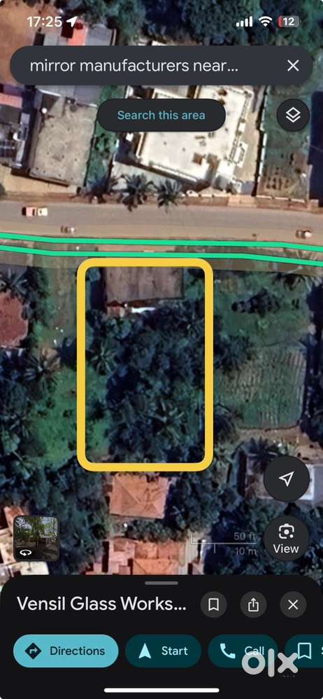 Highway facing land for rent