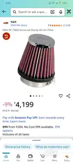 K&n Air filter (universal)