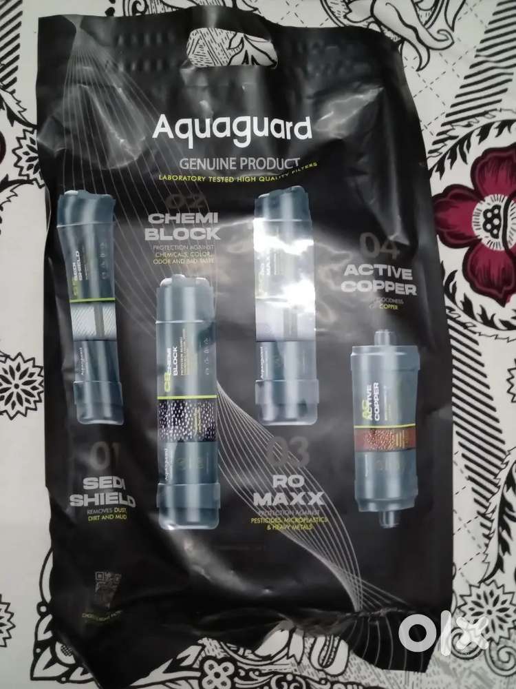 Sale of new 1 set of  Aquaguard RO water purifier filter kit