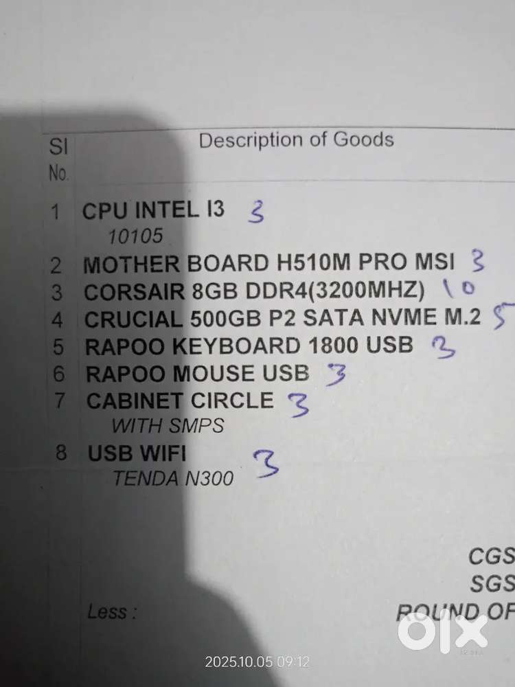 Urgent selling