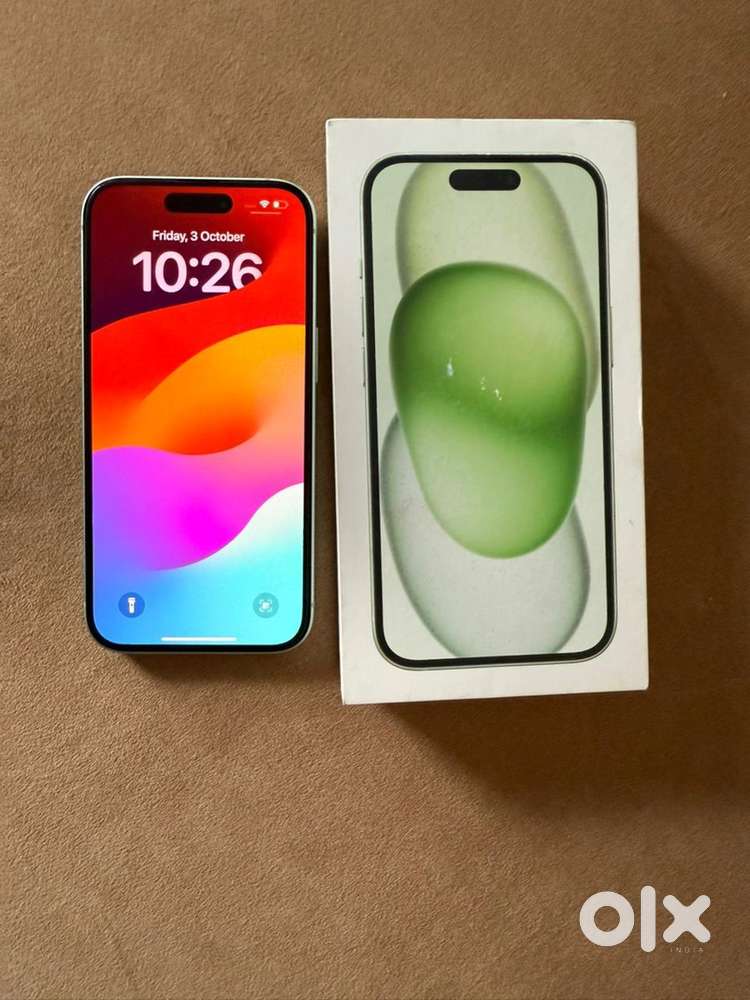 Iphone 15 256 GB New Condition Green Colour.