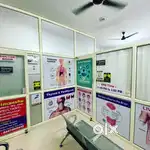 Rent for this fully furnished clinic with staff raning patient footfal