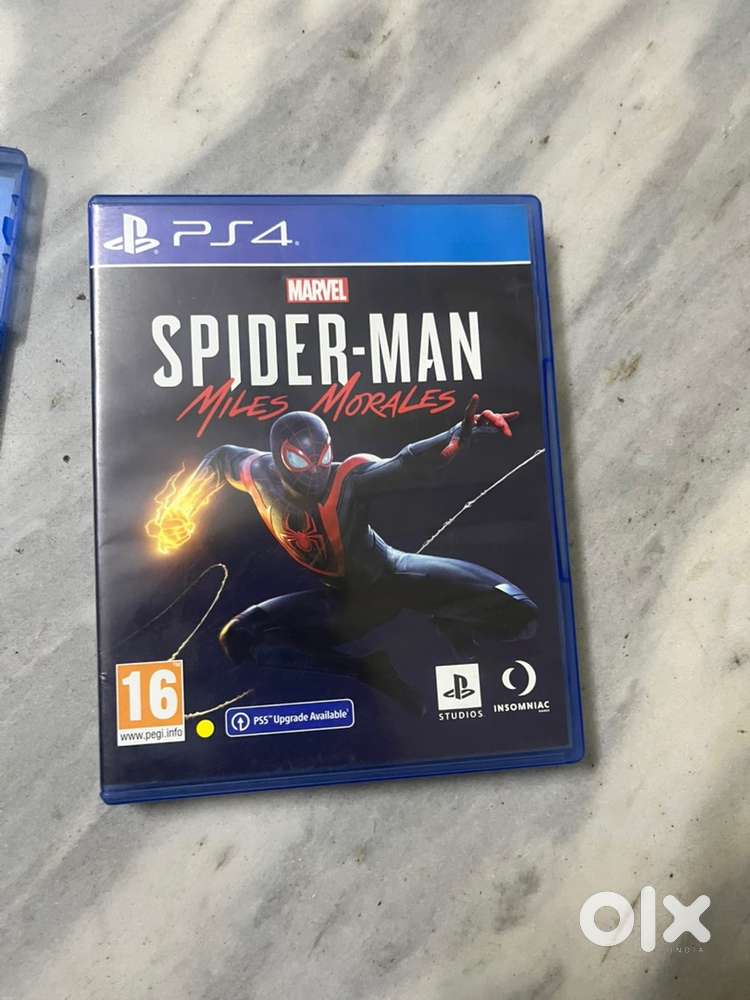 PS-4 Spider men miles morales &Fifa 18 games Cd