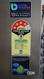 Samsung refrigerator 345 litres