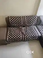 Brown sofa set
