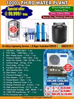 New 1000 lph ro drinking water plant for just 99,999/ only