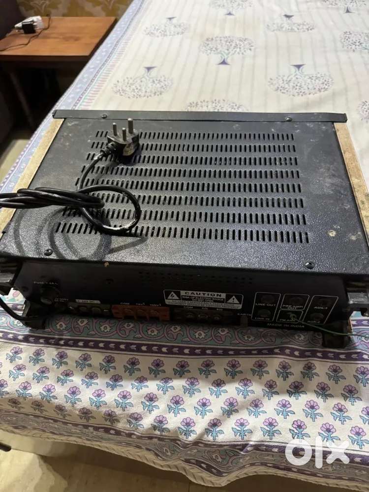 DJ amplifier and speaker