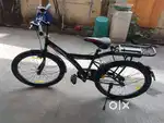 Kids cycle at low price, black colour