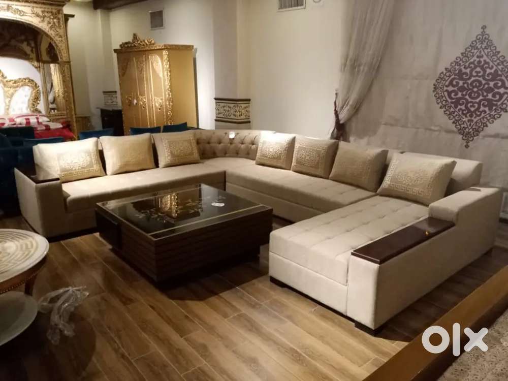 New sofa, L shape corner sofa set with free delivery