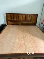 King size bed with storage (price negotiable)