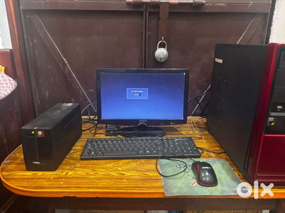 Intex LED desktop with cpu(beetel) and ups(Frontech) with mouse