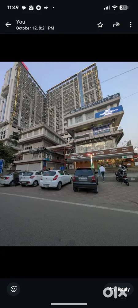 Front facing shop two side open on rent