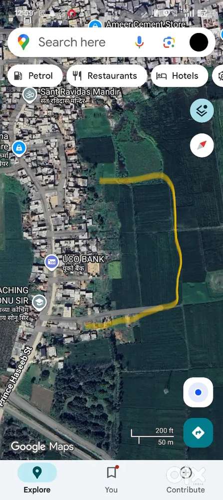 25 bigha h gao se lagti hoi behat road gao bijopura