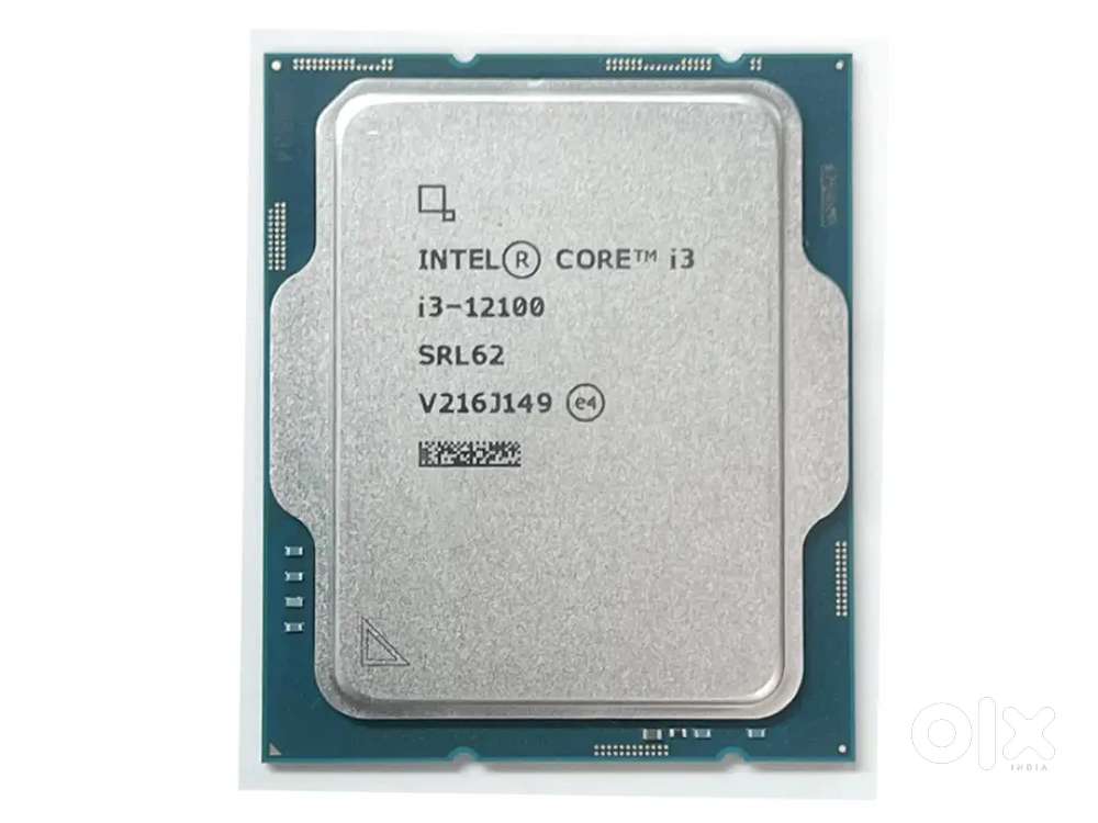 Intel i3 12100, With MSI PRO H610M-E, CRUCIAL 16 GB RAM, 256GB NVME